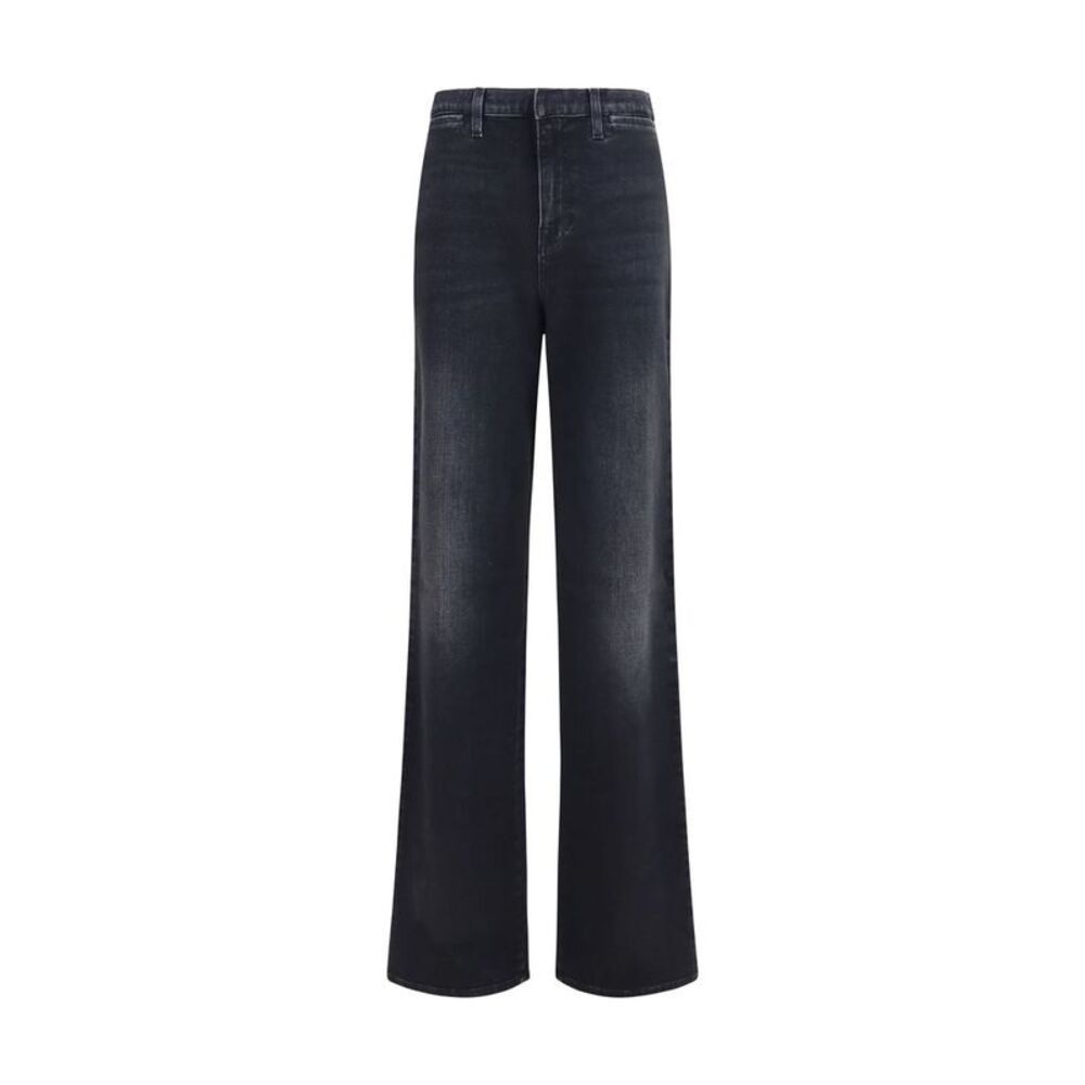 Gucci Black Cotton Straight-Leg Women's Jeans